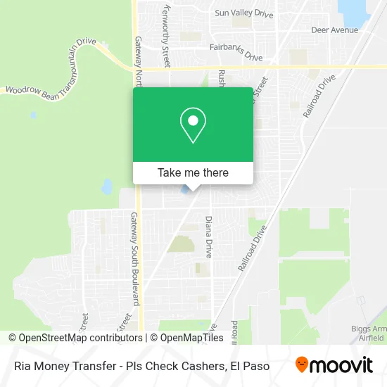 Ria Money Transfer - Pls Check Cashers map