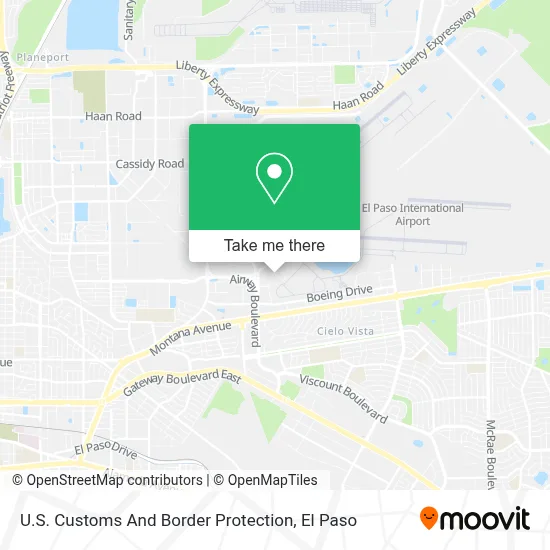 U.S. Customs And Border Protection map