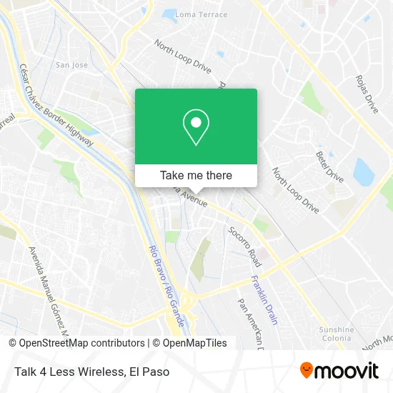 Talk 4 Less Wireless map
