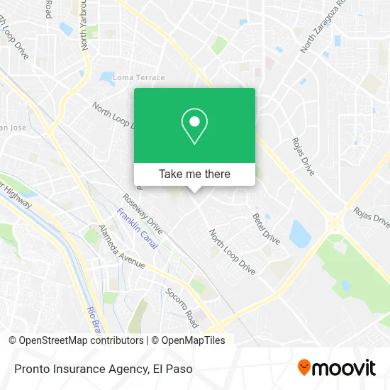Pronto Insurance Agency map