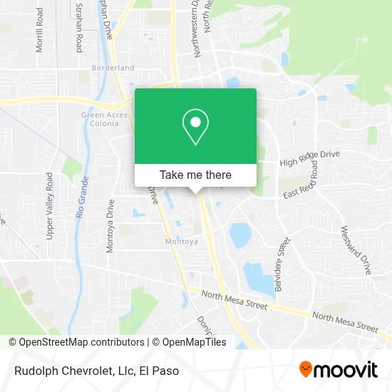 Rudolph Chevrolet, Llc map