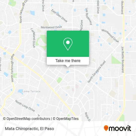 Mata Chiropractic map