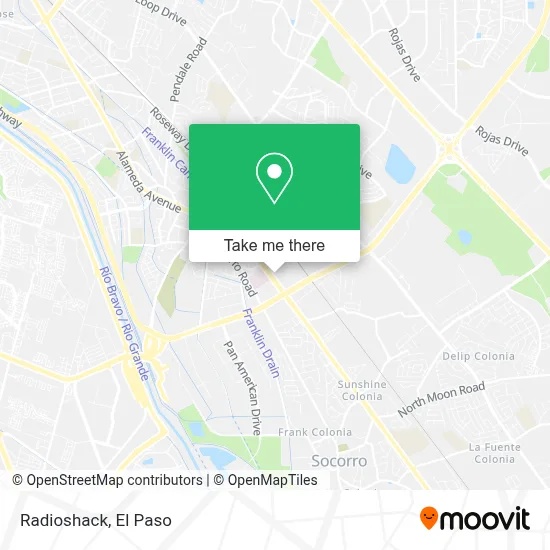 Radioshack map