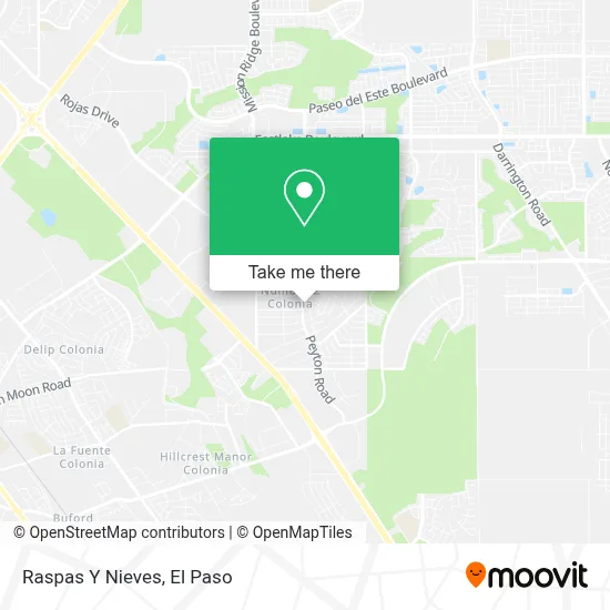 Raspas Y Nieves map