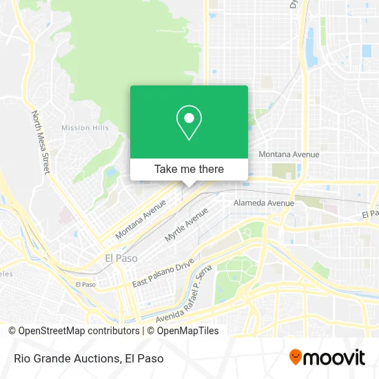 Rio Grande Auctions map