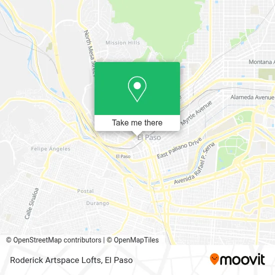 Roderick Artspace Lofts map
