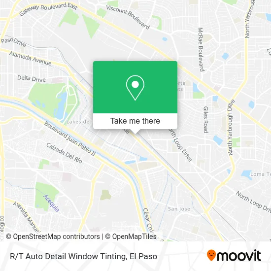 R/T Auto Detail Window Tinting map