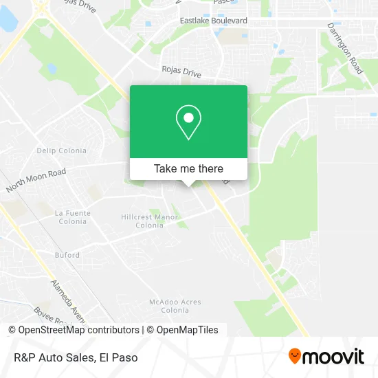 R&P Auto Sales map