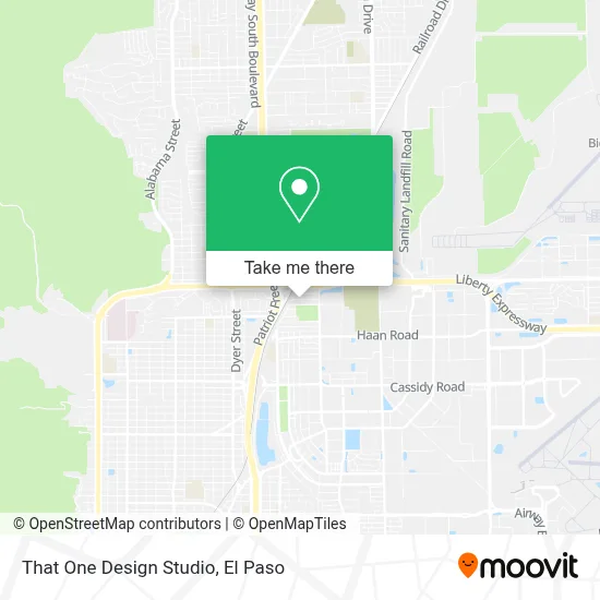 That One Design Studio map
