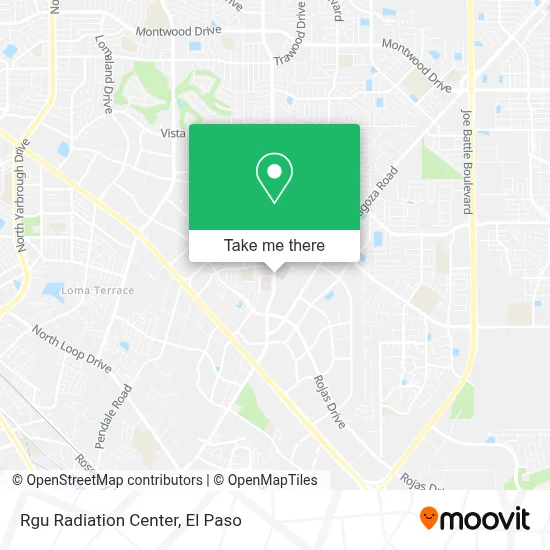 Rgu Radiation Center map