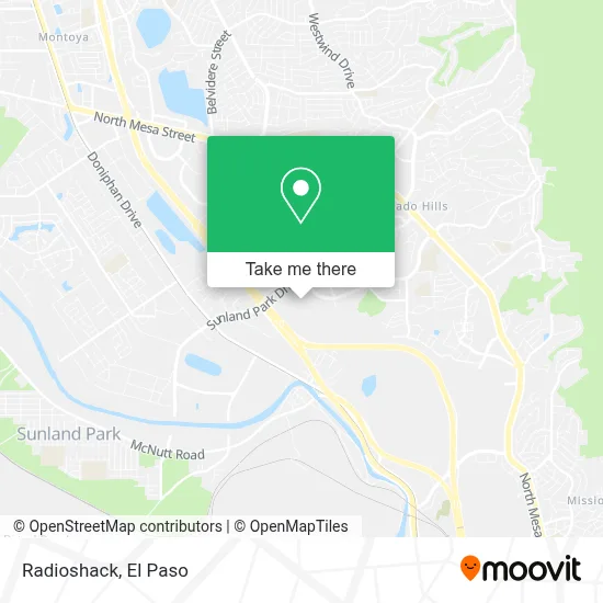 Radioshack map