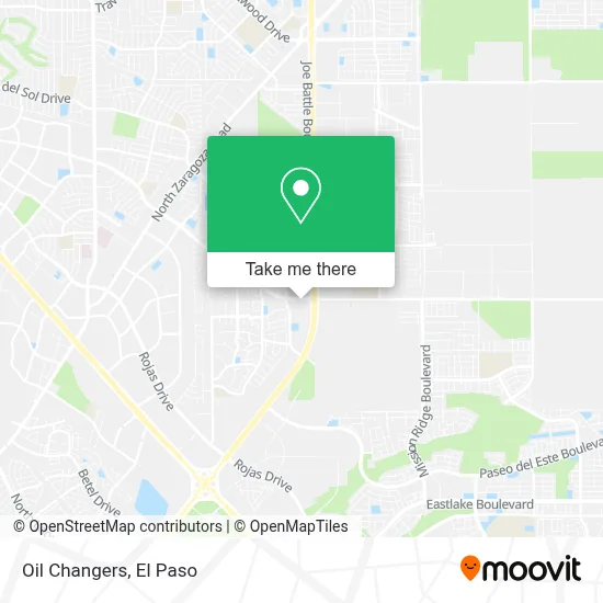 Oil Changers map