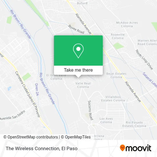 The Wireless Connection map