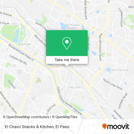 El Chavo Snacks & Kitchen map