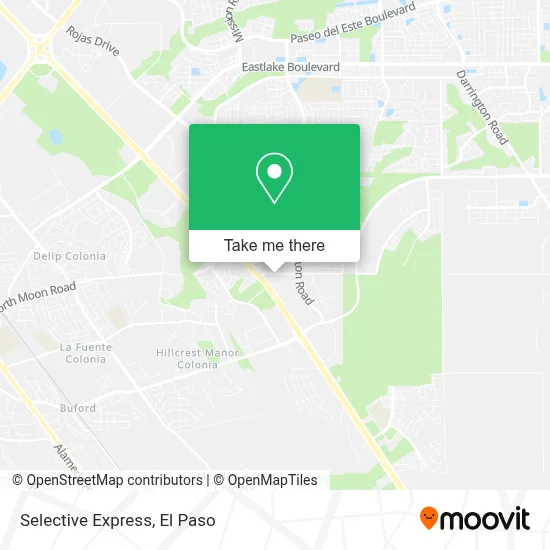 Selective Express map