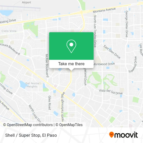 Shell / Super Stop map