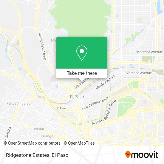Ridgestone Estates map