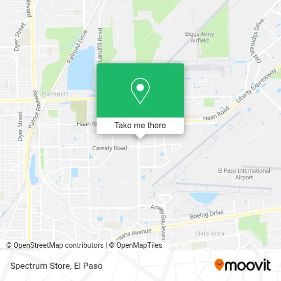 Spectrum Store map