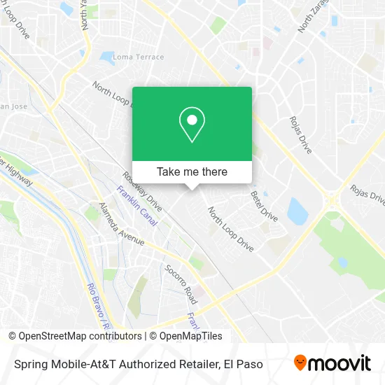 Spring Mobile-At&T Authorized Retailer map