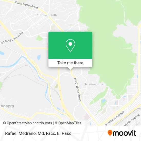 Rafael Medrano, Md, Facc map