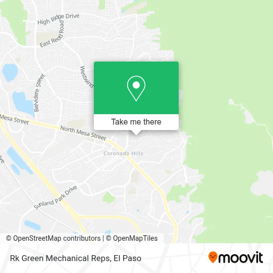 Rk Green Mechanical Reps map