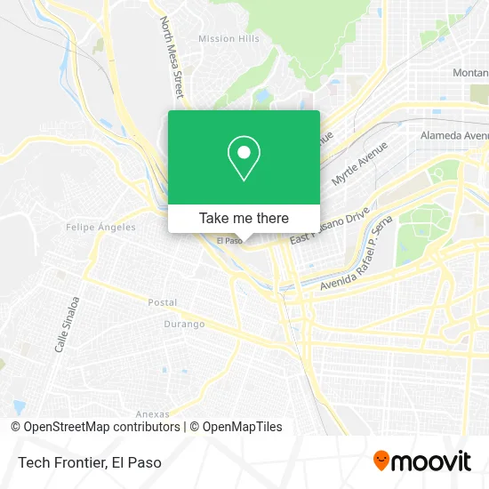 Tech Frontier map