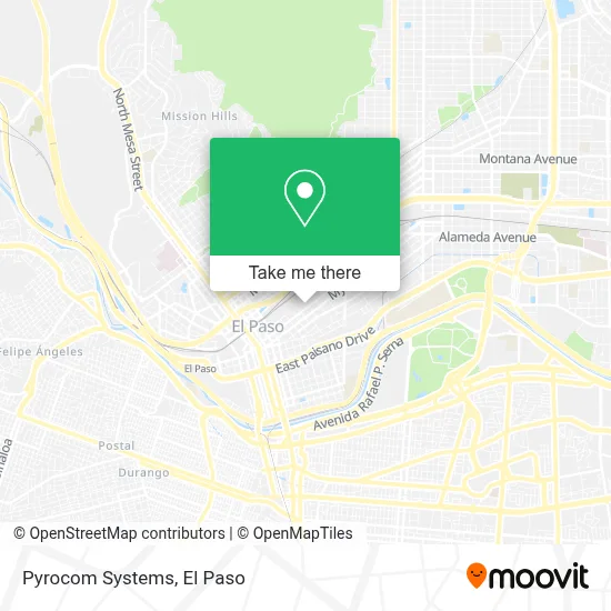Pyrocom Systems map