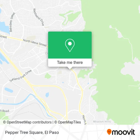 Pepper Tree Square map
