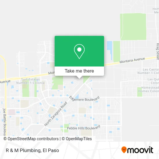 R & M Plumbing map