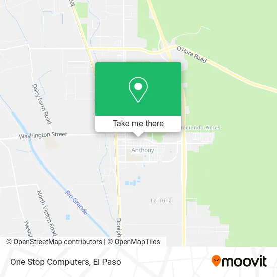 One Stop Computers map