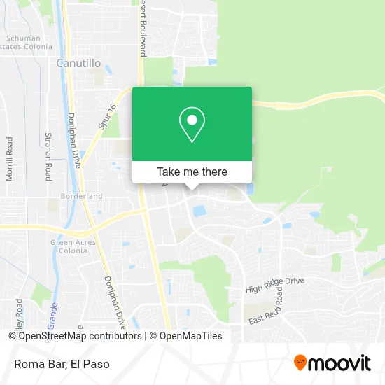 Roma Bar map