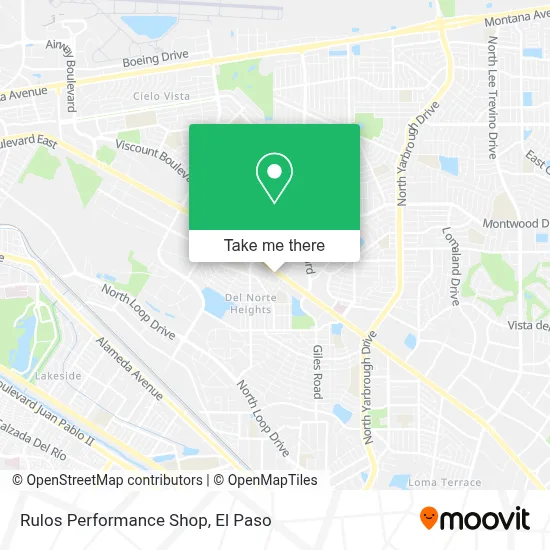 Rulos Performance Shop map