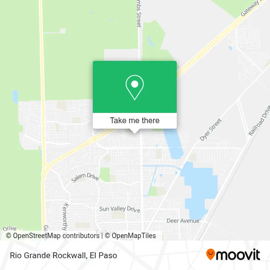 Rio Grande Rockwall map