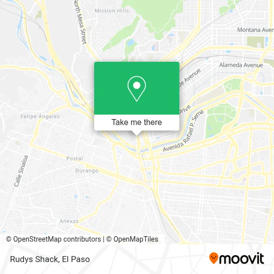 Rudys Shack map