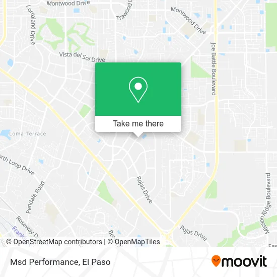 Msd Performance map