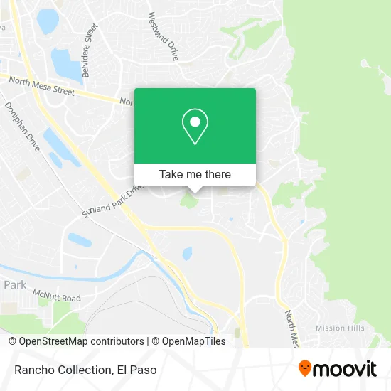 Rancho Collection map