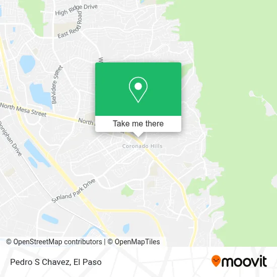 Pedro S Chavez map