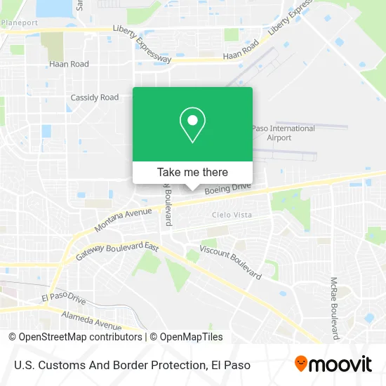 U.S. Customs And Border Protection map