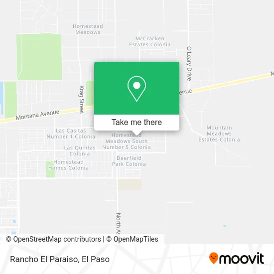 Rancho El Paraiso map