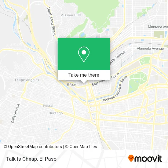 Talk Is Cheap map