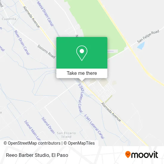 Reeo Barber Studio map