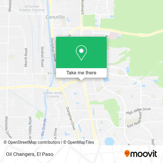 Oil Changers map
