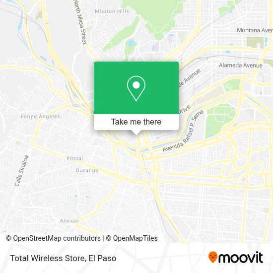 Total Wireless Store map