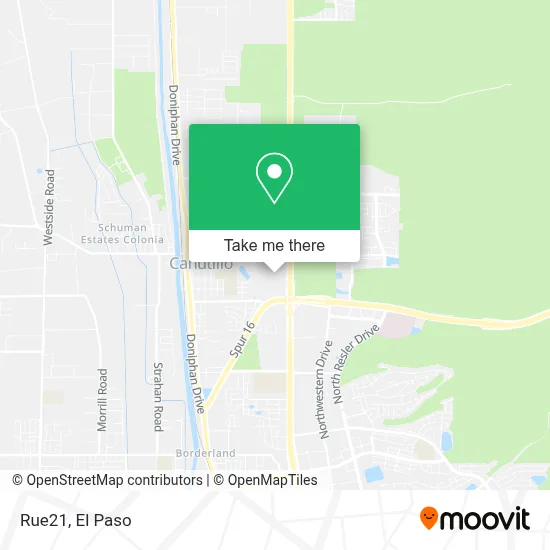 Rue21 map