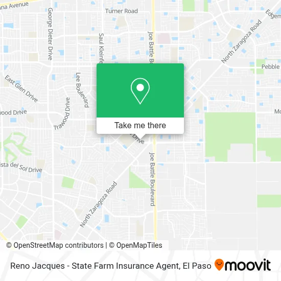 Reno Jacques - State Farm Insurance Agent map