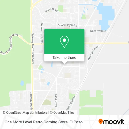 One More Level Retro Gaming Store map