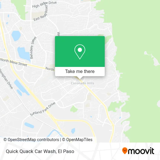 Quick Quack Car Wash map