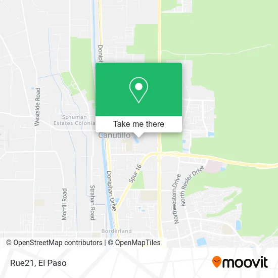 Rue21 map