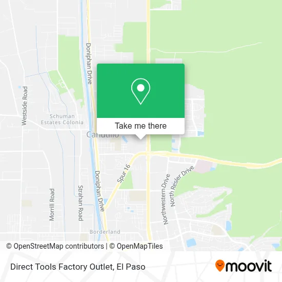 Direct Tools Factory Outlet map