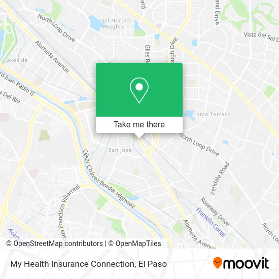 My Health Insurance Connection map